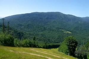 Zawoja PKL Bike Park Mosorny Groń Widok na stok