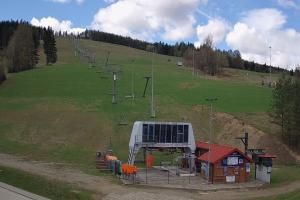 Krynica - Zdrój Bike Park Słotwiny Widok na stok