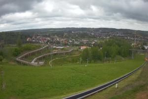 Kurzętnik Bike Park Kurza Góra Kurza Góra widok na stok