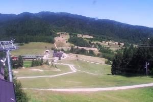 Kluszkowce Kluszkowce - Góra Wdżar Widok z górnej stacji