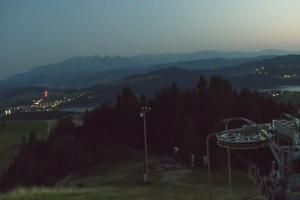 Kluszkowce Kluszkowce - Góra Wdżar Widok z górnej stacji