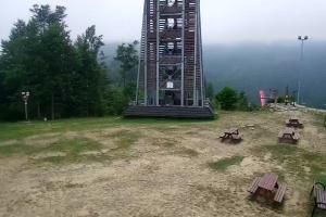 Zawoja PKL Bike Park Mosorny Groń Widok na stok