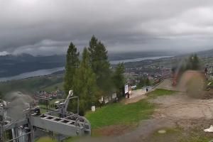 Kluszkowce Kluszkowce - Góra Wdżar Widok z górnej stacji