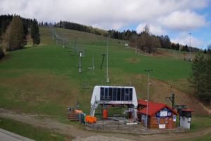 Krynica - Zdrój Bike Park Słotwiny Widok na stok
