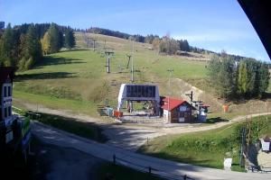 Krynica - Zdrój Bike Park Słotwiny Widok na stok