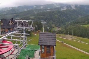 Kluszkowce Kluszkowce - Góra Wdżar Widok z górnej stacji