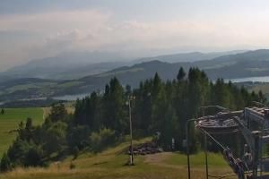 Kluszkowce Kluszkowce - Góra Wdżar Widok z górnej stacji
