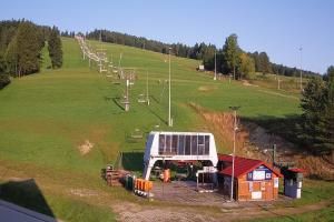 Krynica - Zdrój Bike Park Słotwiny Widok na stok