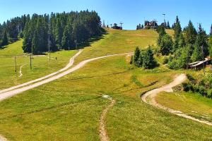 Kluszkowce Kluszkowce - Góra Wdżar Widok z górnej stacji