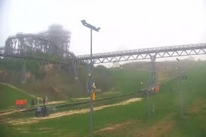 Kurzętnik Bike Park Kurza Góra Kurza Góra - widok na stok i wieżę