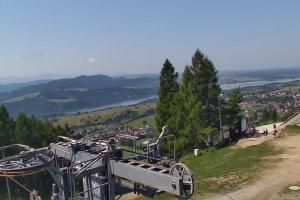 Kluszkowce Kluszkowce - Góra Wdżar Widok z górnej stacji
