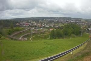 Kurzętnik Bike Park Kurza Góra Kurza Góra widok na stok