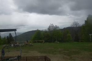 Zawoja PKL Bike Park Mosorny Groń Widok na stok