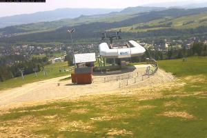 Białka Tatrzańska Kotelnica Białczańska Widok z góry Kolej nr 1