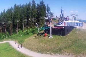 Kluszkowce Kluszkowce - Góra Wdżar Widok z górnej stacji