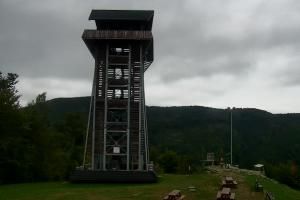 Zawoja PKL Bike Park Mosorny Groń Widok na stok