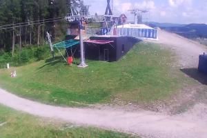 Kluszkowce Kluszkowce - Góra Wdżar Widok z górnej stacji