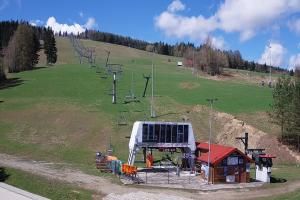 Krynica - Zdrój Bike Park Słotwiny Widok na stok