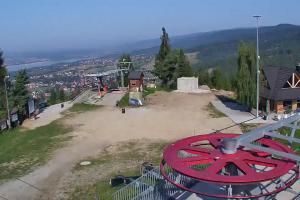 Kluszkowce Kluszkowce - Góra Wdżar Widok z górnej stacji