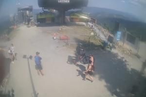 Stronie Ślaskie Czarna Góra Górna stacja kolei Żmija