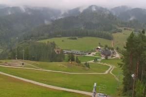 Kluszkowce Kluszkowce - Góra Wdżar Widok z górnej stacji