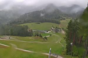 Kluszkowce Kluszkowce - Góra Wdżar Widok z górnej stacji