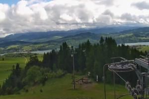 Kluszkowce Kluszkowce - Góra Wdżar Widok z górnej stacji
