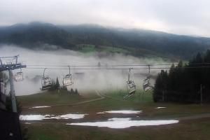 Kluszkowce Kluszkowce - Góra Wdżar Widok z górnej stacji