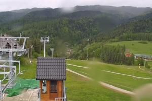 Kluszkowce Kluszkowce - Góra Wdżar Widok z górnej stacji