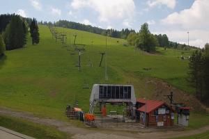 Krynica - Zdrój Bike Park Słotwiny Widok na stok