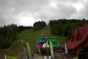 Kasina Wielka Kasina Ski & Bike Park Dolna stacja kolejki krzesełkowej