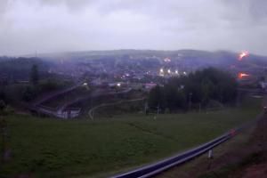 Kurzętnik Bike Park Kurza Góra Kurza Góra widok na stok