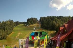 Kasina Wielka Kasina Ski & Bike Park Dolna stacja kolejki krzesełkowej