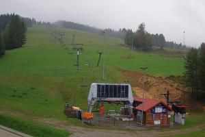 Krynica - Zdrój Bike Park Słotwiny Widok na stok