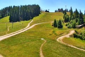 Kluszkowce Kluszkowce - Góra Wdżar Widok z górnej stacji