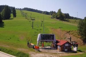 Krynica - Zdrój Bike Park Słotwiny Widok na stok