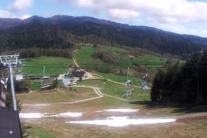 Kluszkowce Kluszkowce - Góra Wdżar Widok z górnej stacji
