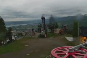 Kluszkowce Kluszkowce - Góra Wdżar Widok z górnej stacji