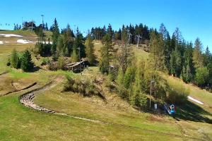 Kluszkowce Kluszkowce - Góra Wdżar Widok z górnej stacji