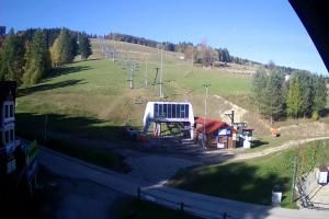 Krynica - Zdrój Bike Park Słotwiny Widok na stok