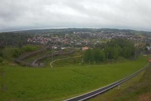 Kurzętnik Bike Park Kurza Góra Kurza Góra widok na stok
