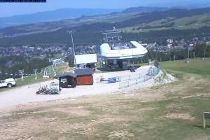 Białka Tatrzańska Kotelnica Białczańska Widok z góry Kolej nr 1