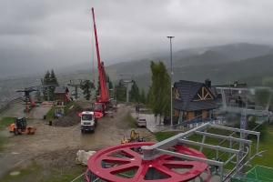Kluszkowce Kluszkowce - Góra Wdżar Widok z górnej stacji