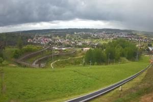 Kurzętnik Bike Park Kurza Góra Kurza Góra widok na stok