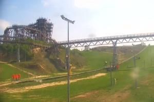 Kurzętnik Bike Park Kurza Góra Kurza Góra - widok na stok i wieżę