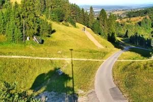 Kluszkowce Kluszkowce - Góra Wdżar Widok z górnej stacji